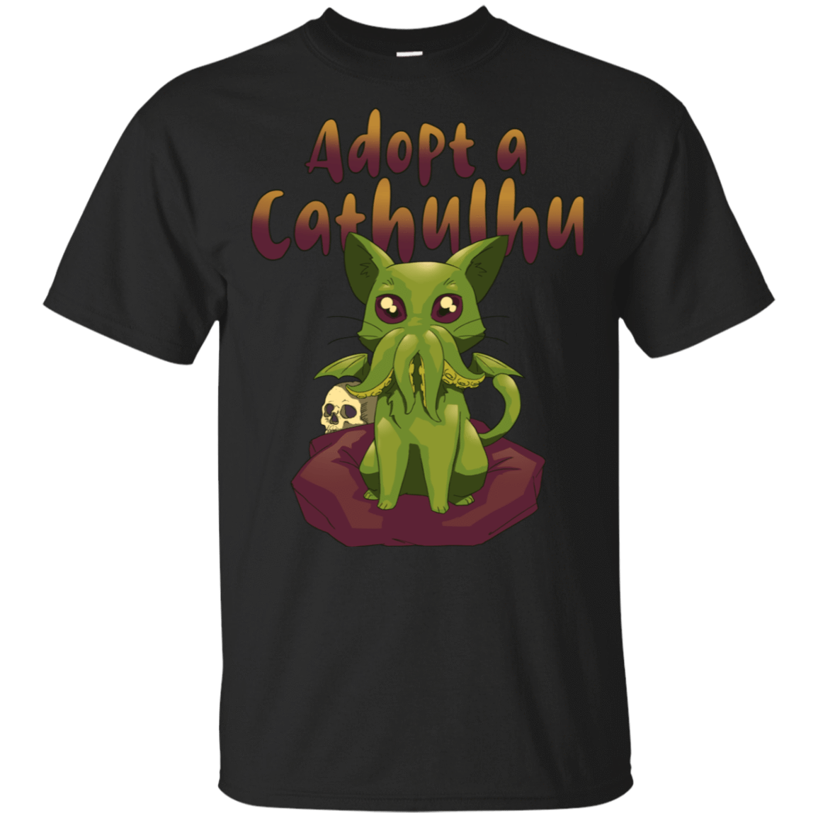 T-Shirts Black / S Adopt A Cathulhu T-Shirt