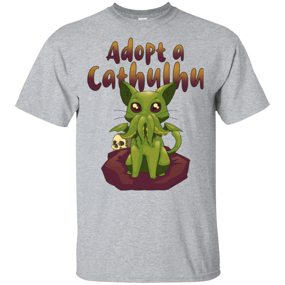 T-Shirts Sport Grey / S Adopt A Cathulhu T-Shirt