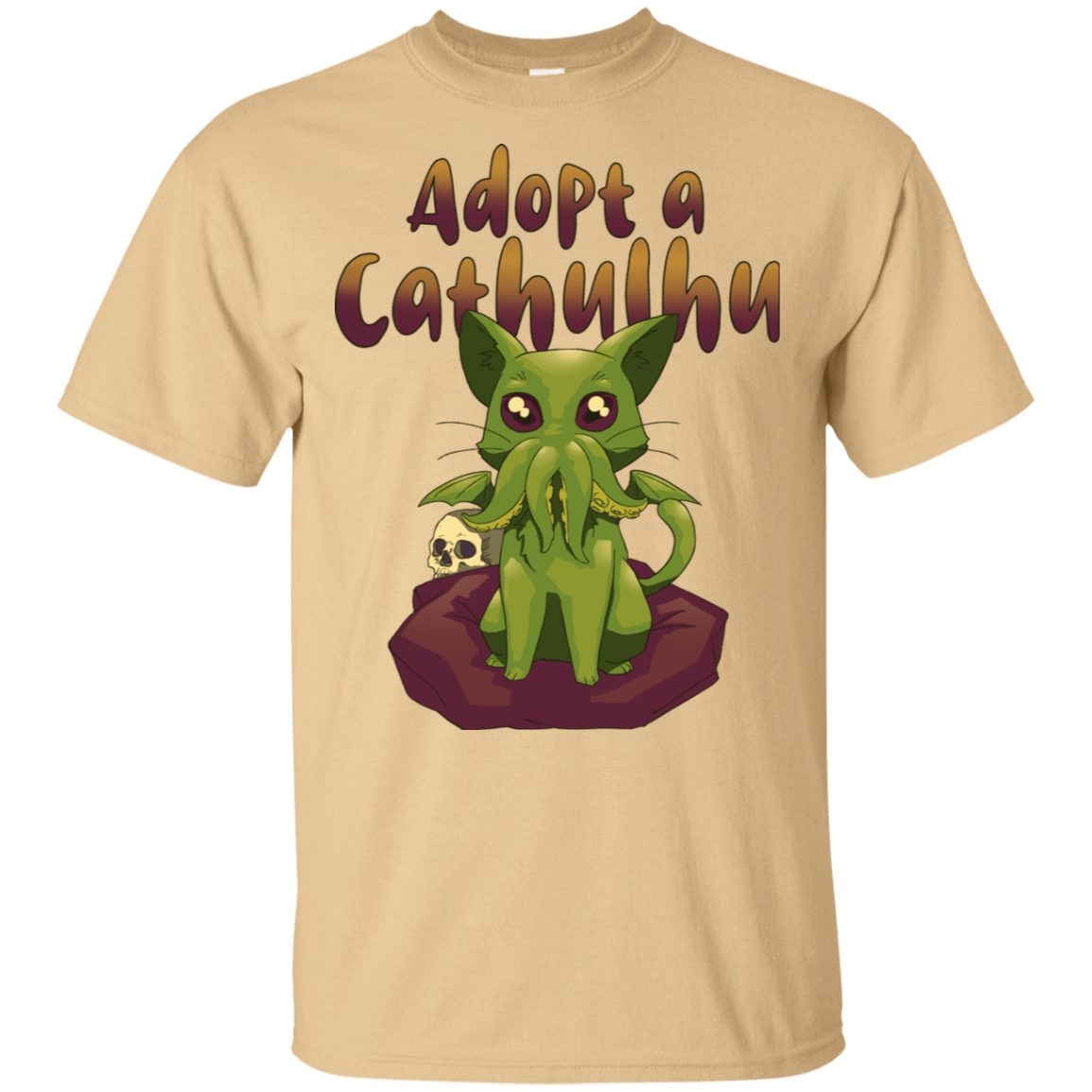 T-Shirts Vegas Gold / S Adopt A Cathulhu T-Shirt
