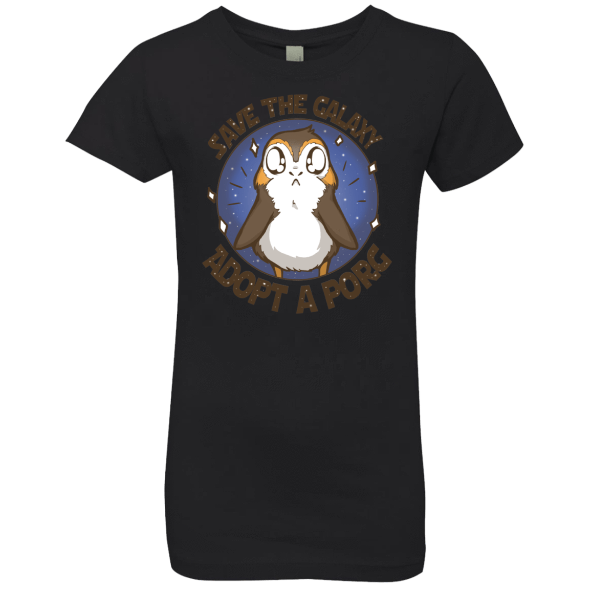 T-Shirts Black / YXS Adopt A Porg Girls Premium T-Shirt