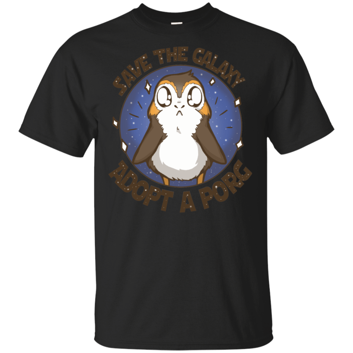T-Shirts Black / S Adopt A Porg T-Shirt