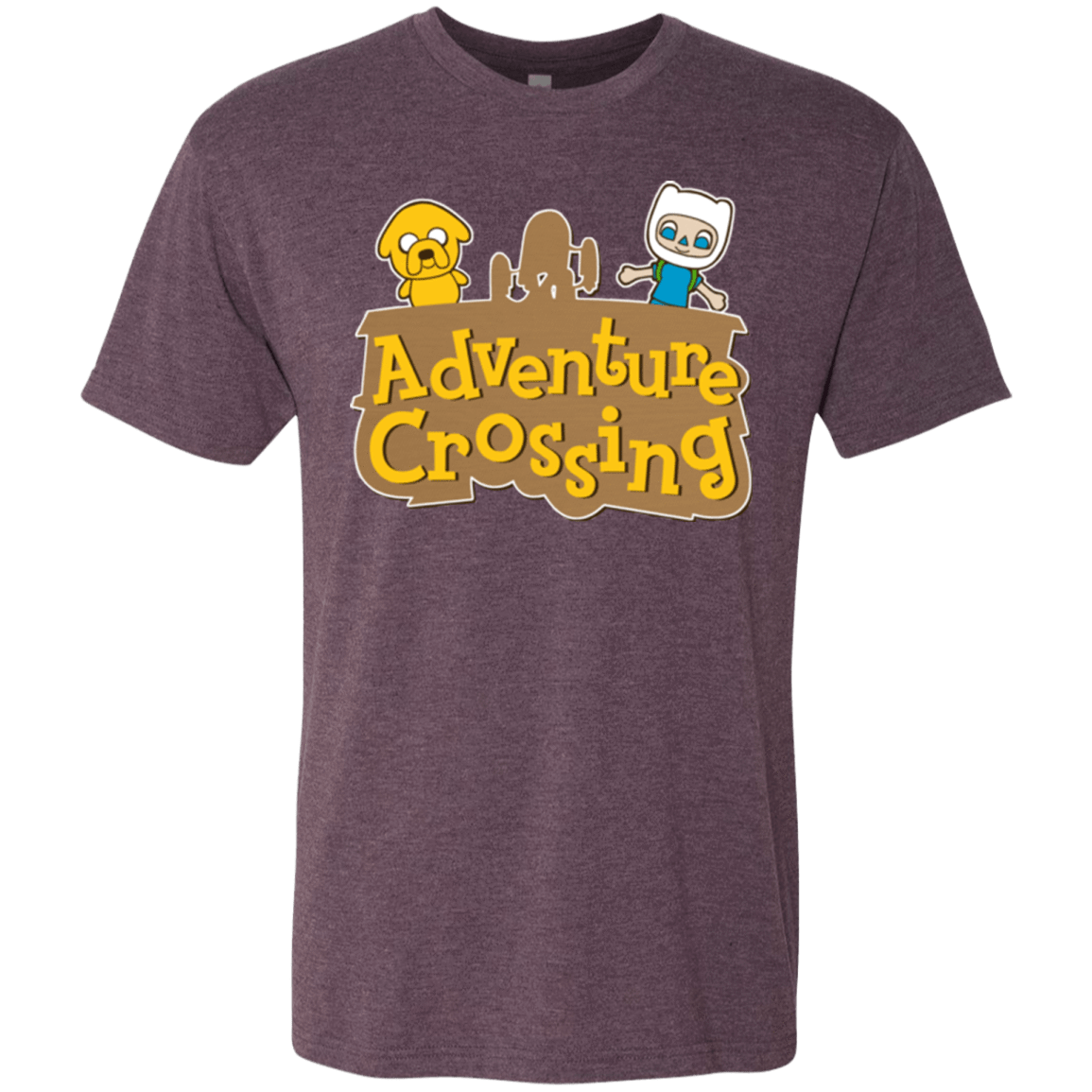 T-Shirts Vintage Purple / Small Adventure Crossing Men's Triblend T-Shirt