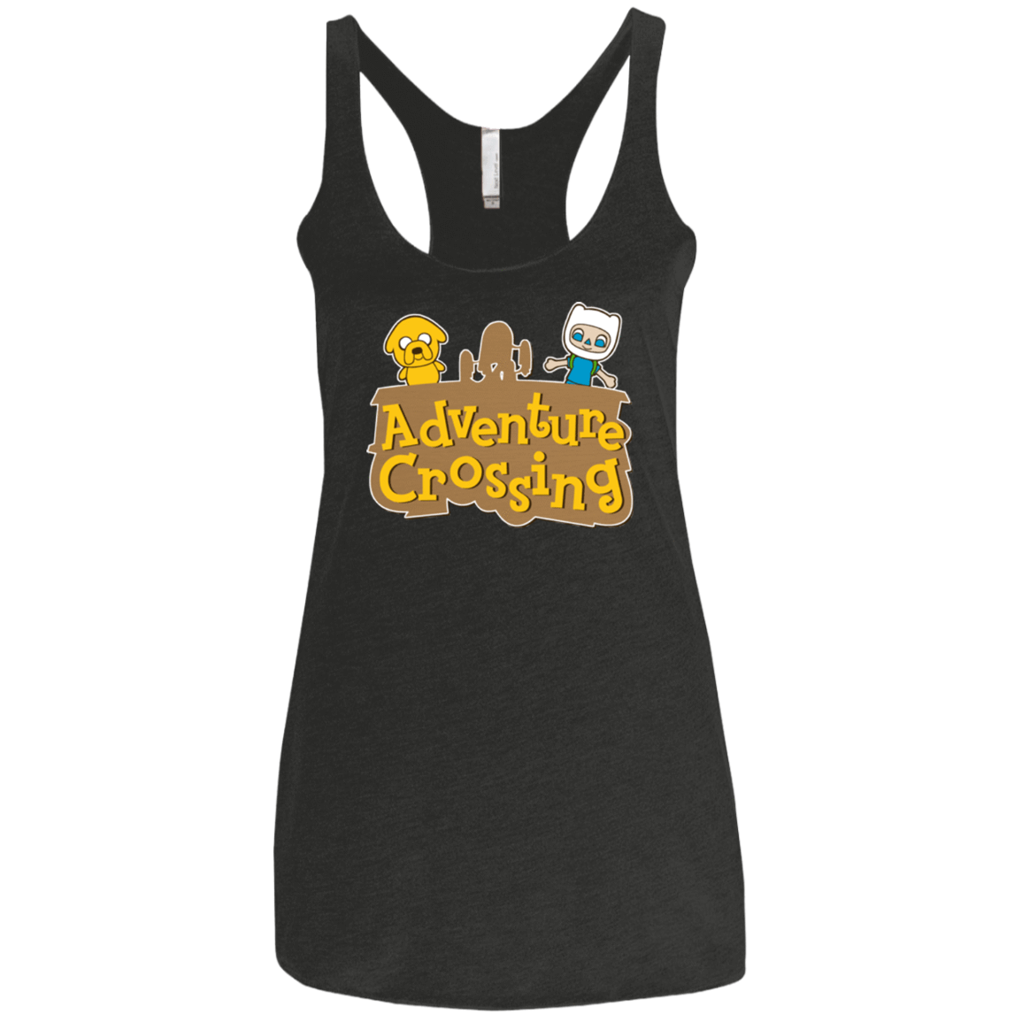 T-Shirts Vintage Black / X-Small Adventure Crossing Women's Triblend Racerback Tank