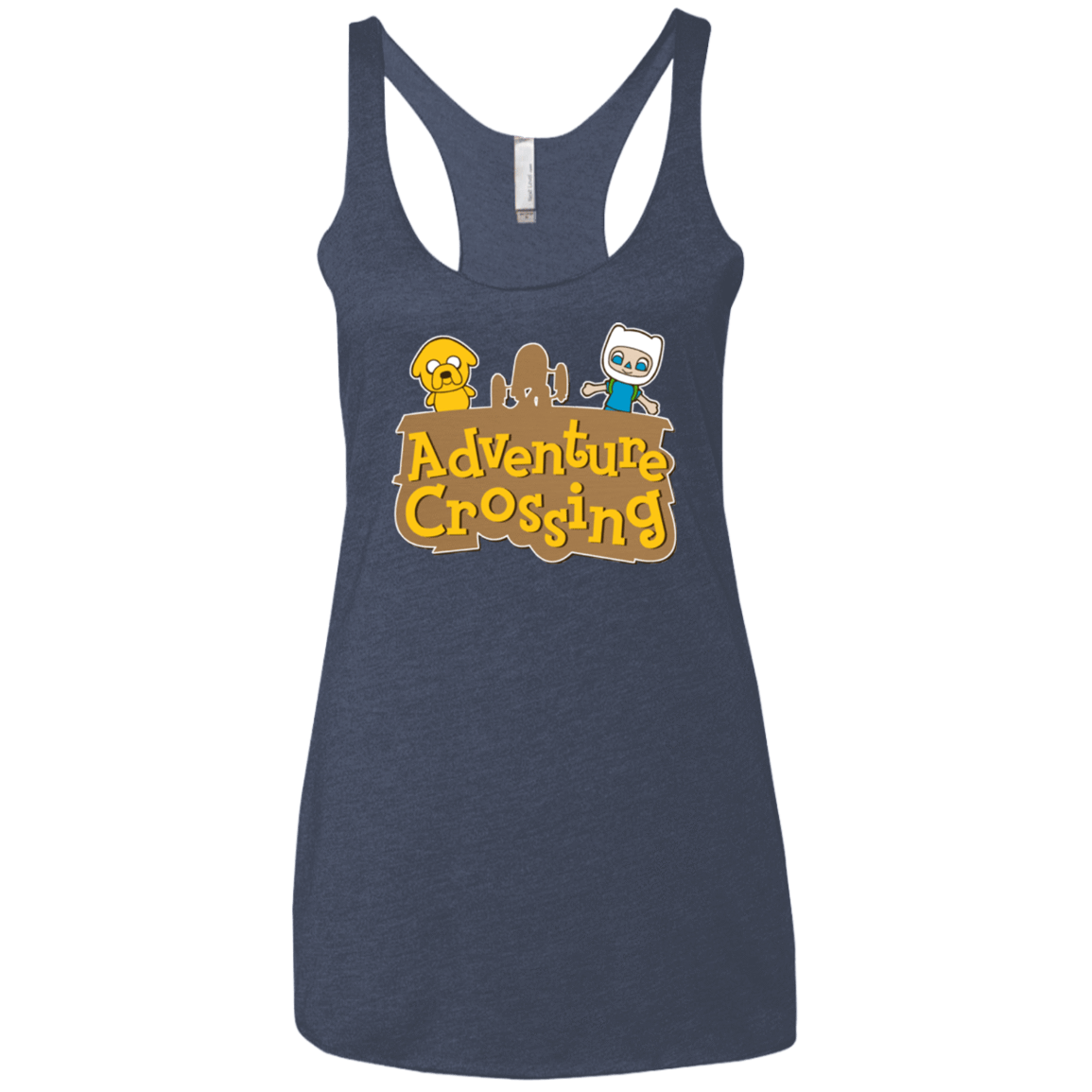 T-Shirts Vintage Navy / X-Small Adventure Crossing Women's Triblend Racerback Tank