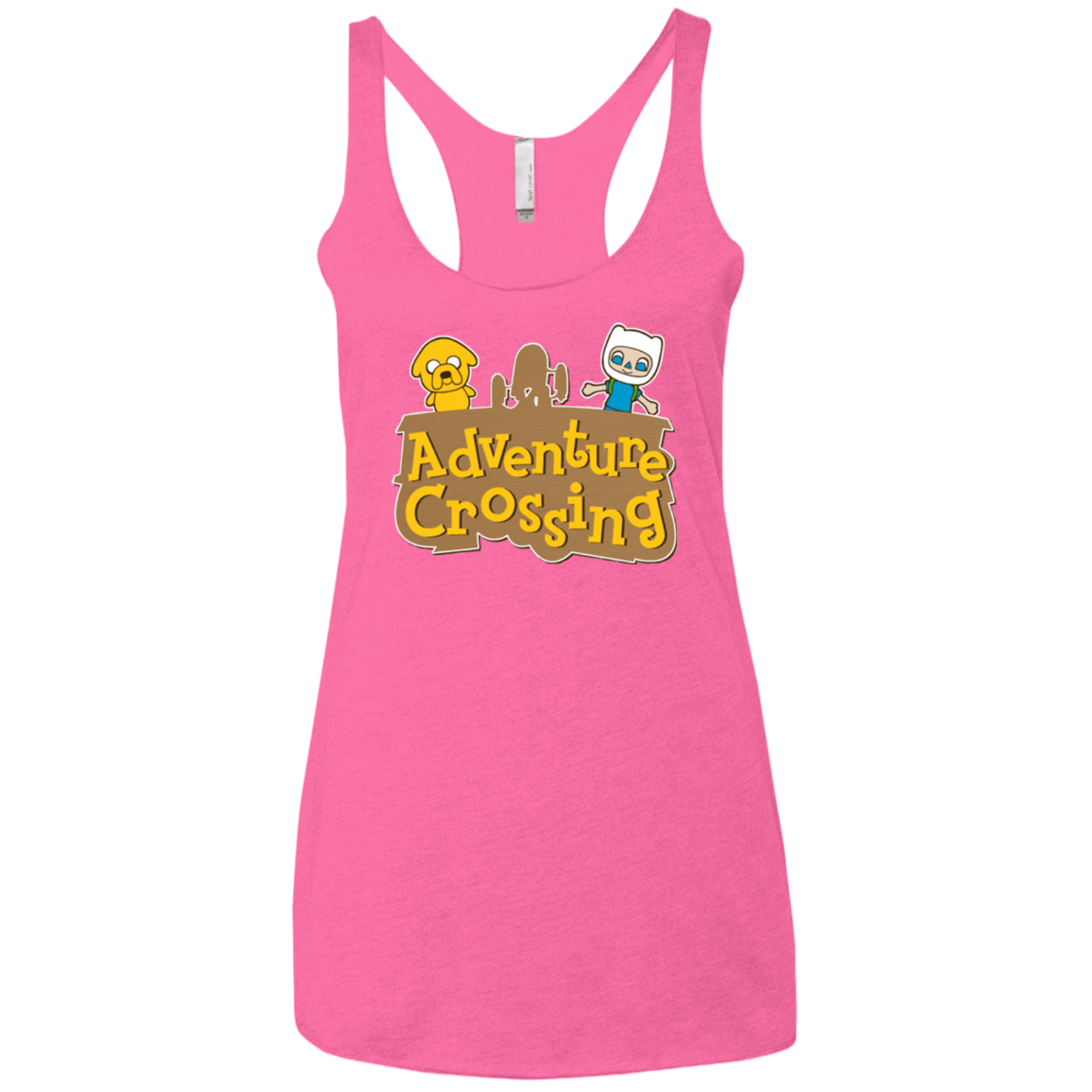 T-Shirts Vintage Pink / X-Small Adventure Crossing Women's Triblend Racerback Tank