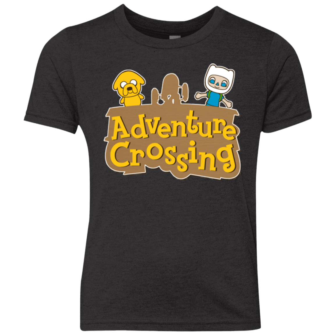 T-Shirts Vintage Black / YXS Adventure Crossing Youth Triblend T-Shirt
