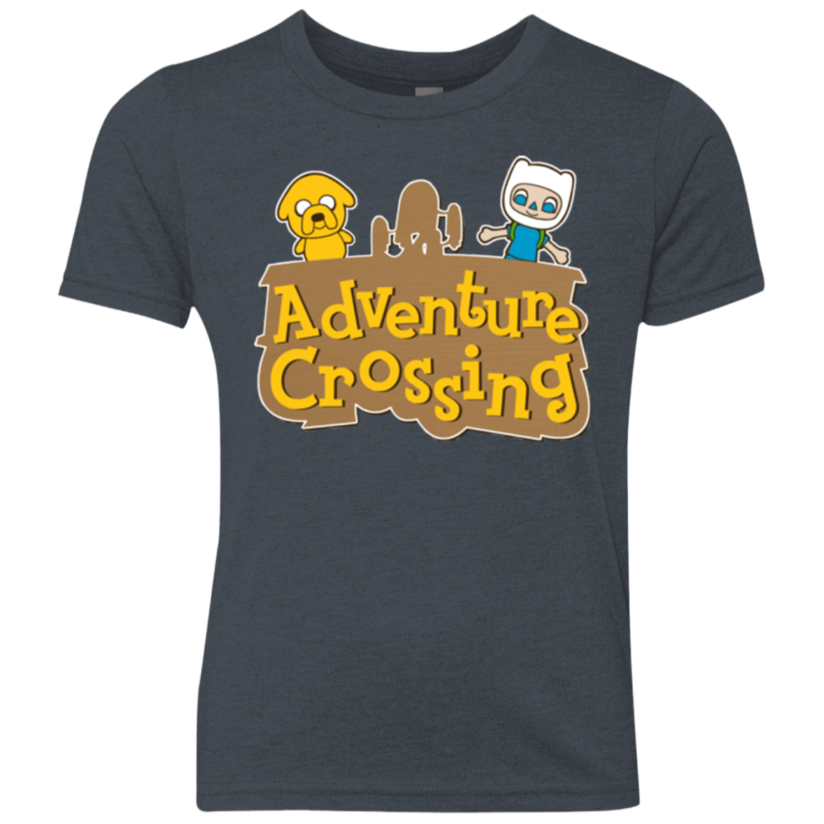 T-Shirts Vintage Navy / YXS Adventure Crossing Youth Triblend T-Shirt