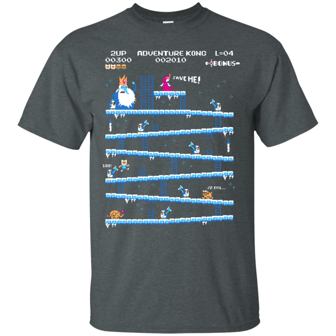 T-Shirts Dark Heather / XX-Large Adventure Kong T-Shirt