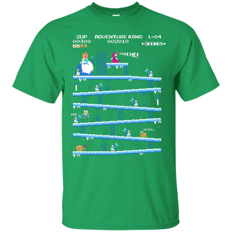 T-Shirts Irish Green / Small Adventure Kong T-Shirt