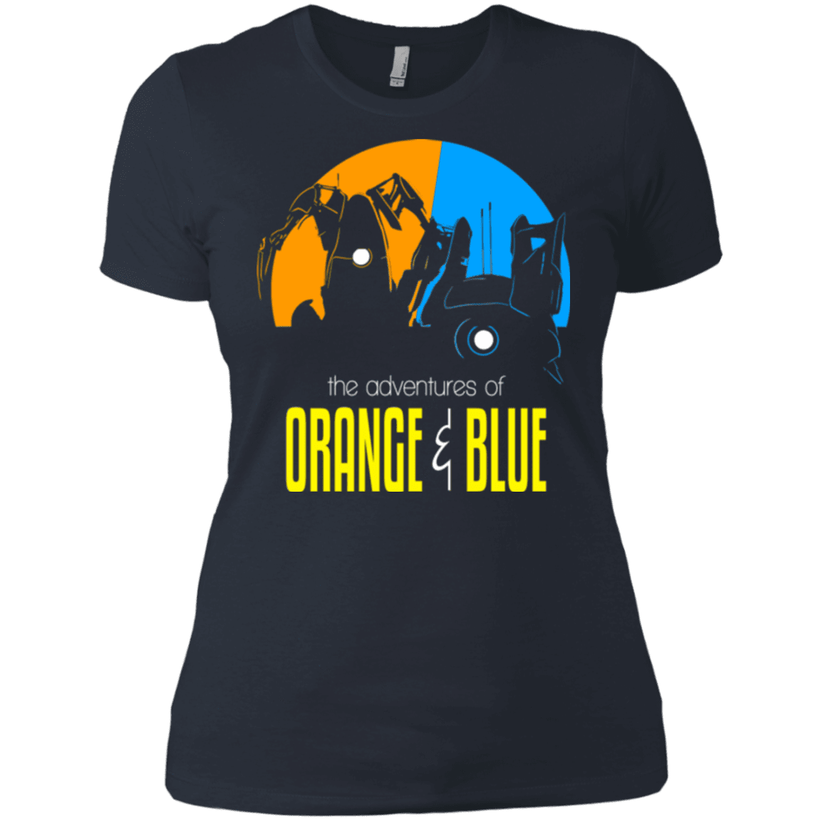 T-Shirts Indigo / X-Small Adventure Orange and Blue Women's Premium T-Shirt