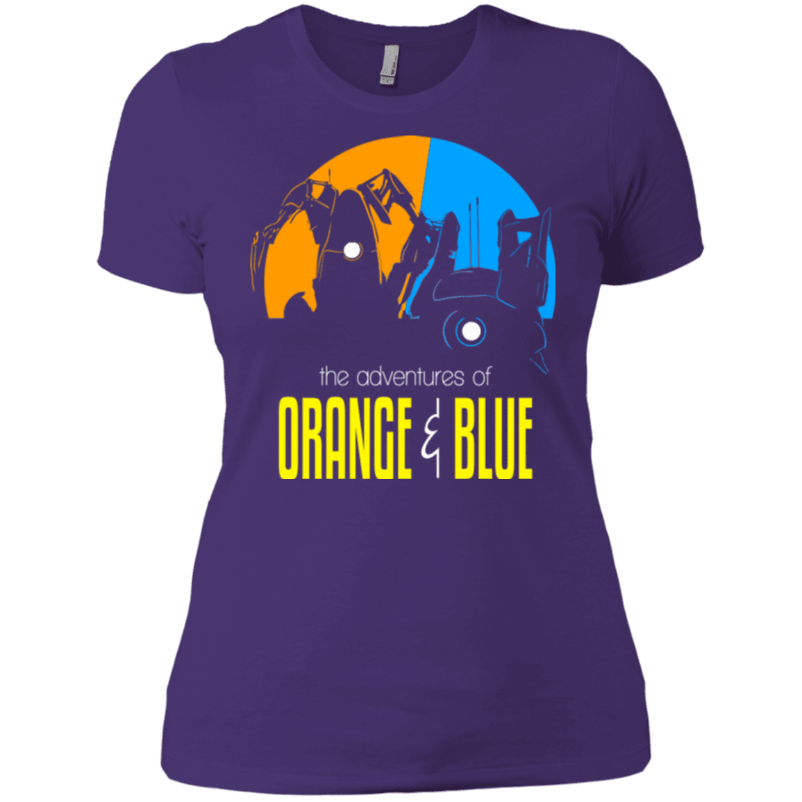 T-Shirts Purple Rush/ / X-Small Adventure Orange and Blue Women's Premium T-Shirt