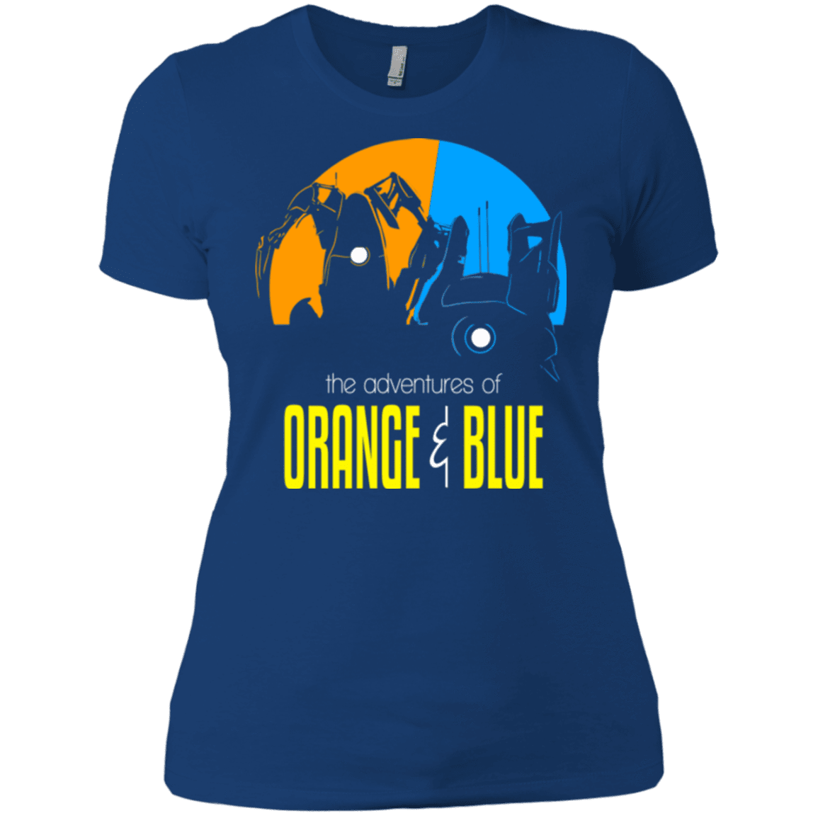 T-Shirts Royal / X-Small Adventure Orange and Blue Women's Premium T-Shirt