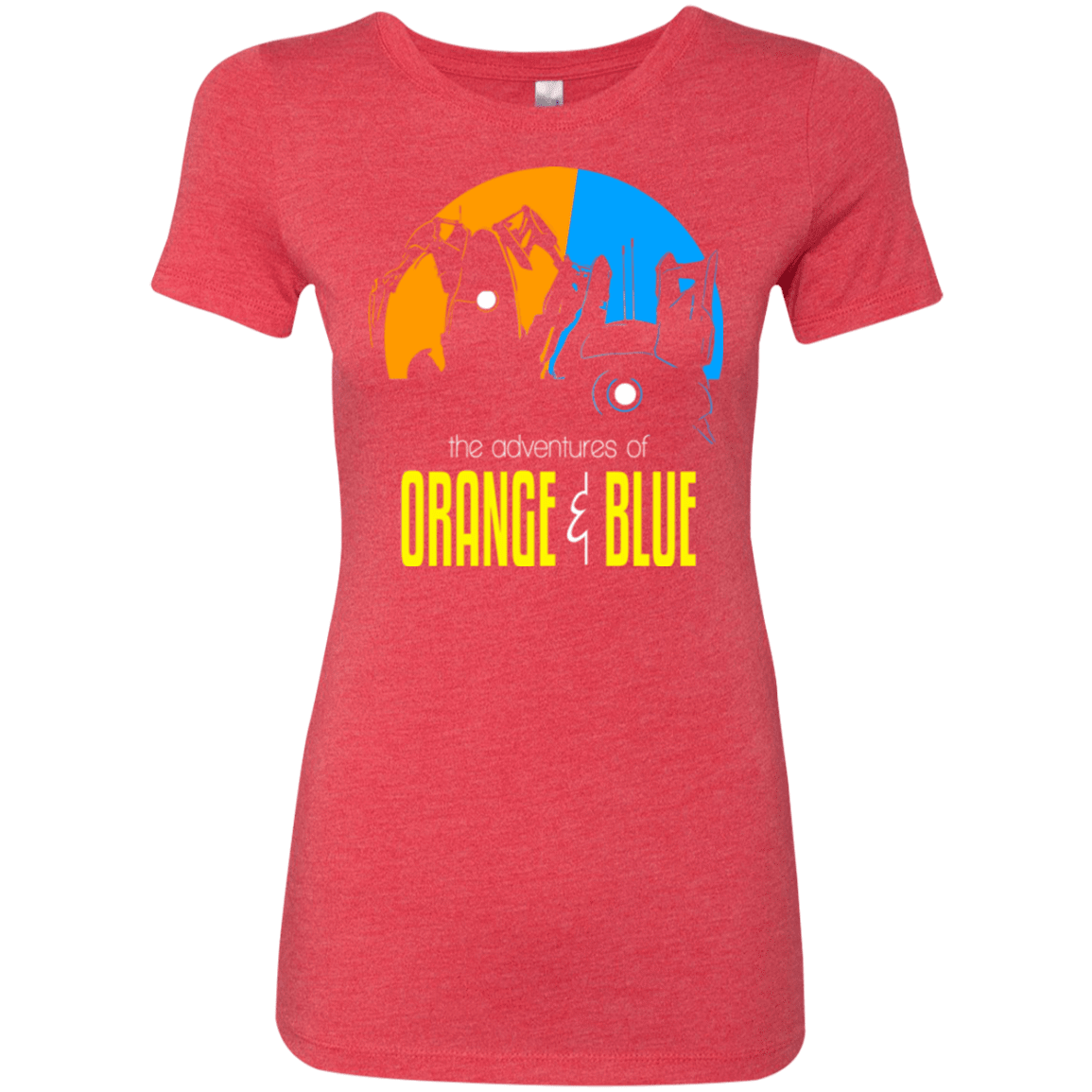 T-Shirts Vintage Red / S Adventure Orange and Blue Women's Triblend T-Shirt