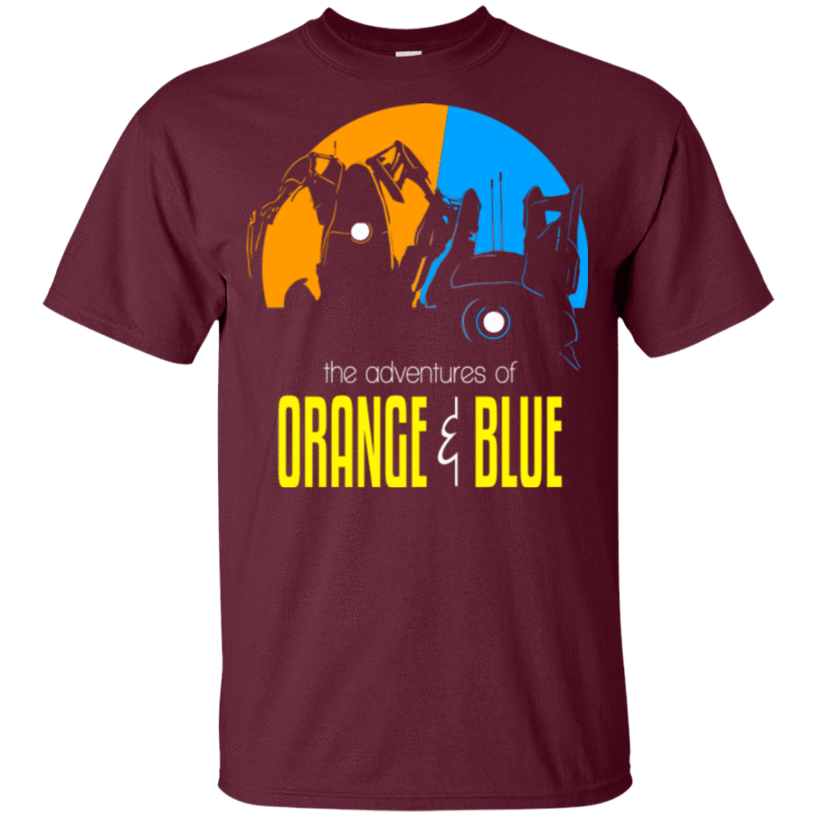 T-Shirts Maroon / YXS Adventure Orange and Blue Youth T-Shirt