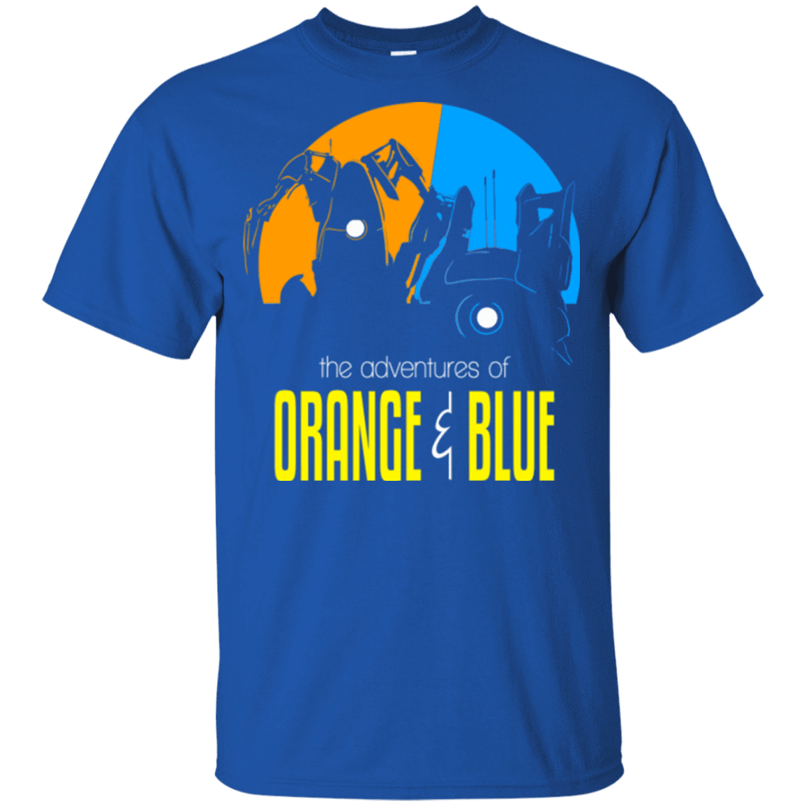 T-Shirts Royal / YXS Adventure Orange and Blue Youth T-Shirt