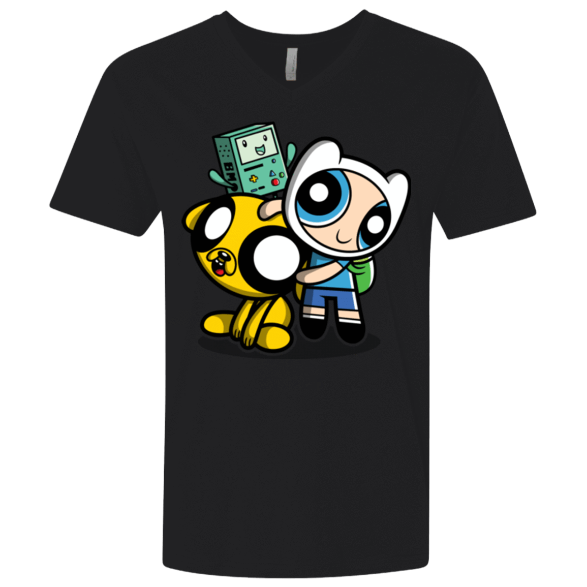 T-Shirts Black / X-Small Adventure Puff Buds Men's Premium V-Neck