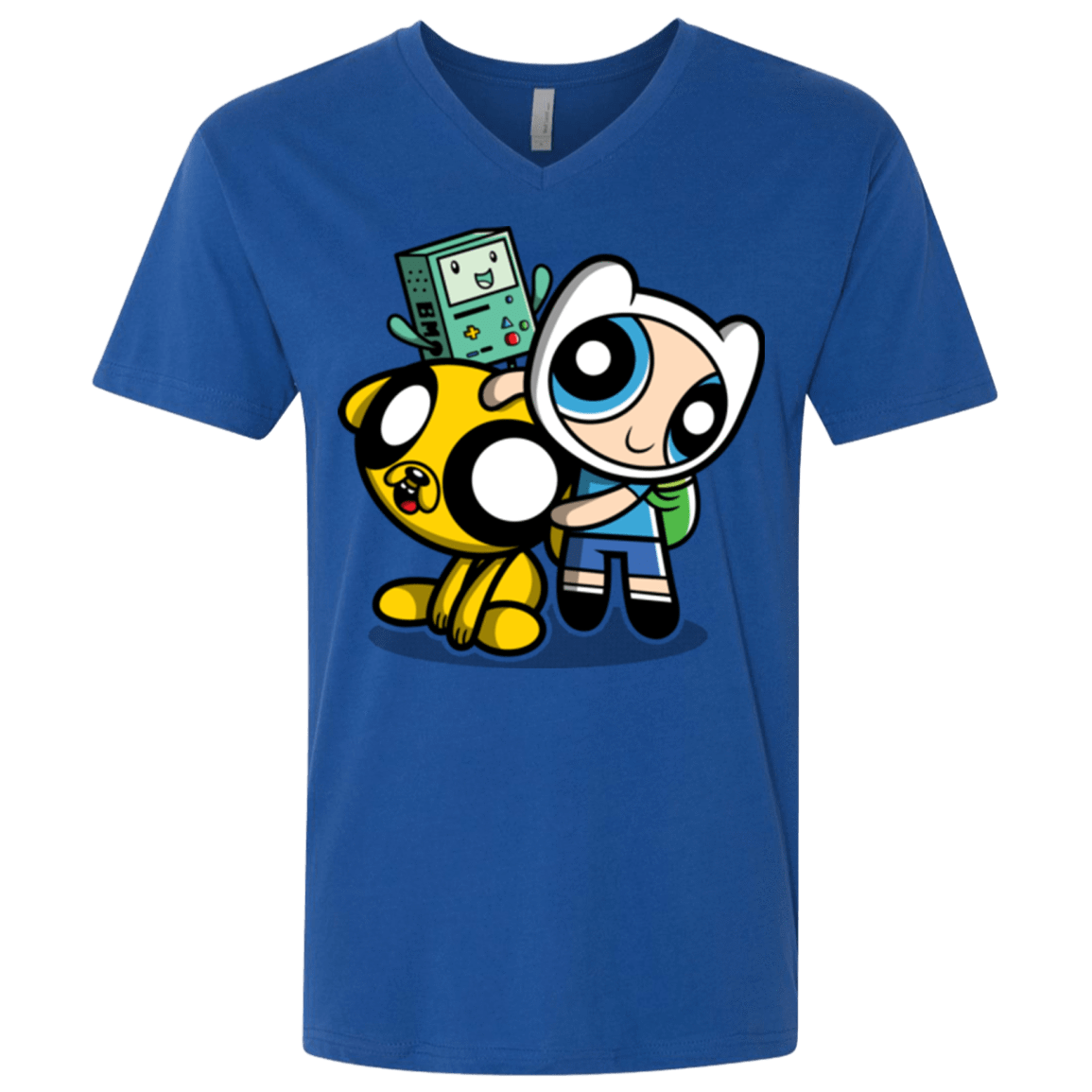 T-Shirts Royal / X-Small Adventure Puff Buds Men's Premium V-Neck