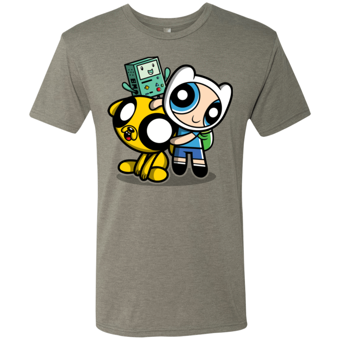 T-Shirts Venetian Grey / Small Adventure Puff Buds Men's Triblend T-Shirt