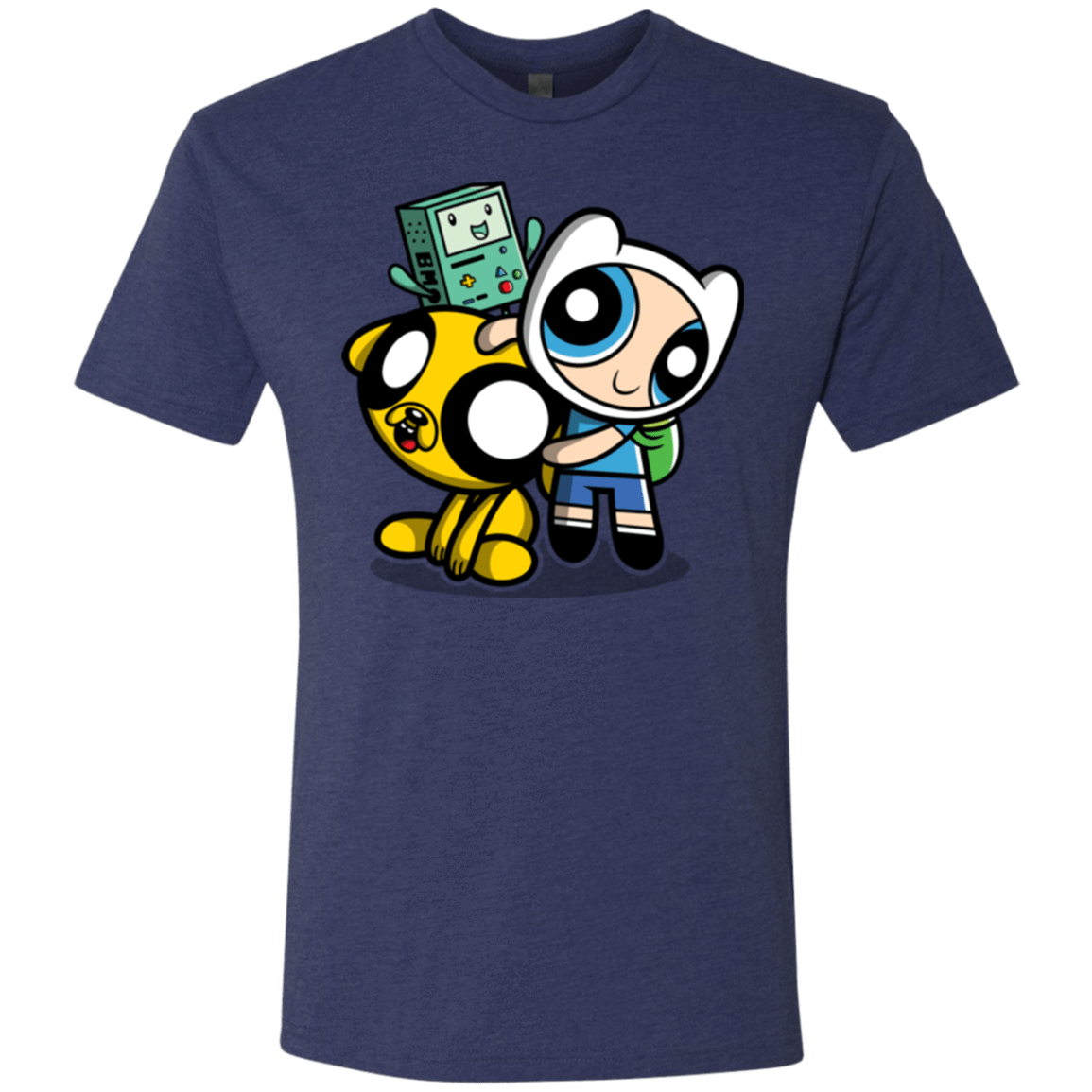 T-Shirts Vintage Navy / Small Adventure Puff Buds Men's Triblend T-Shirt