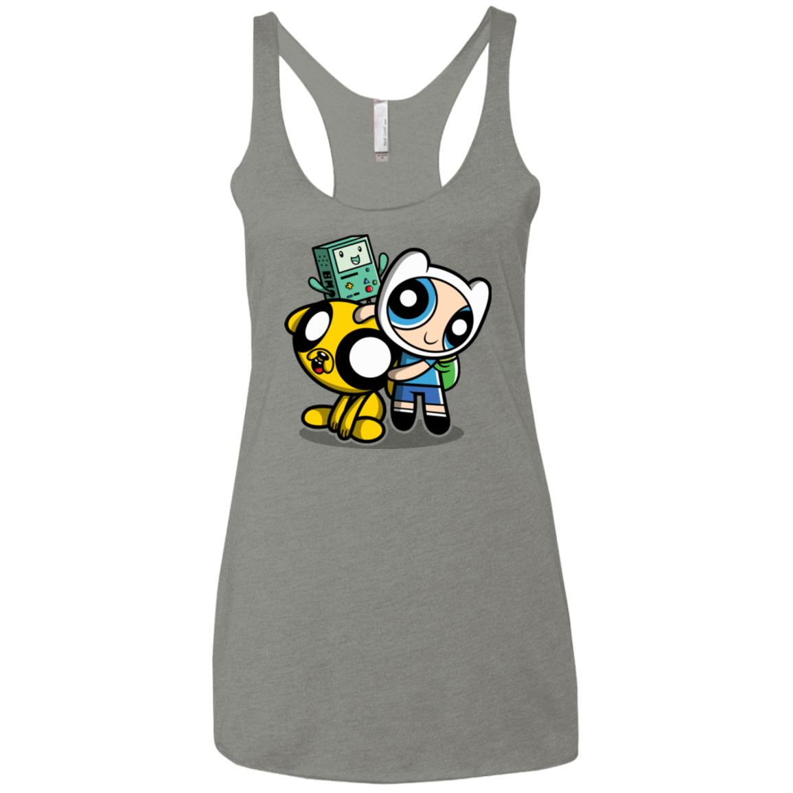 T-Shirts Venetian Grey / X-Small Adventure Puff Buds Women's Triblend Racerback Tank