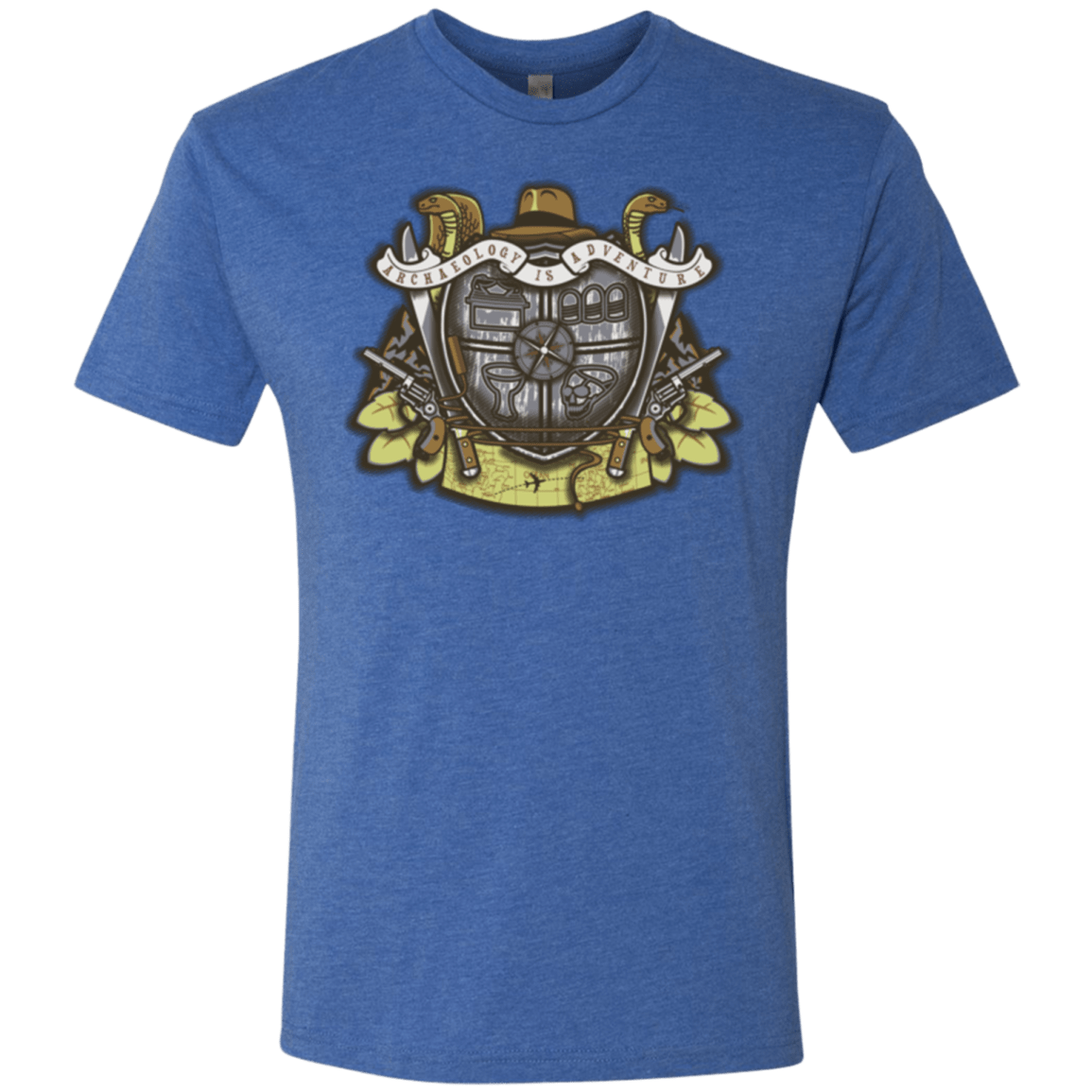 T-Shirts Vintage Royal / Small Adventurer's Crest Men's Triblend T-Shirt