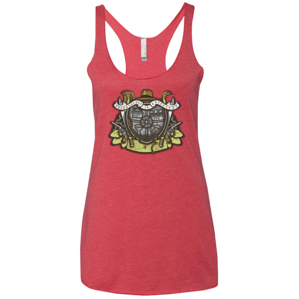 T-Shirts Vintage Red / X-Small Adventurer's Crest Women's Triblend Racerback Tank
