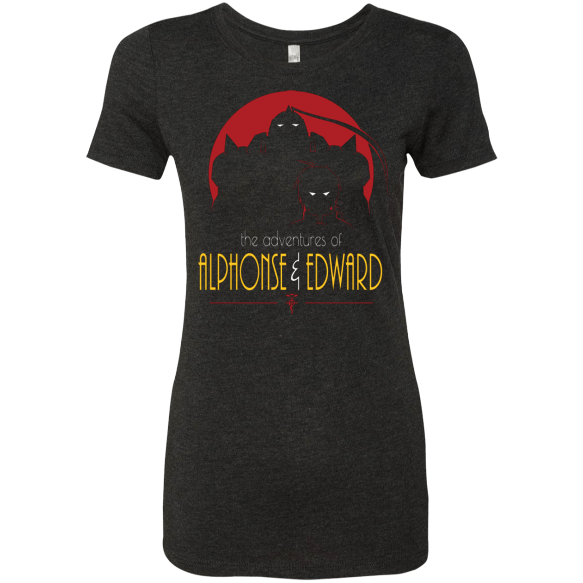 T-Shirts Vintage Black / Small Adventures of Alphonse & Edward Women's Triblend T-Shirt