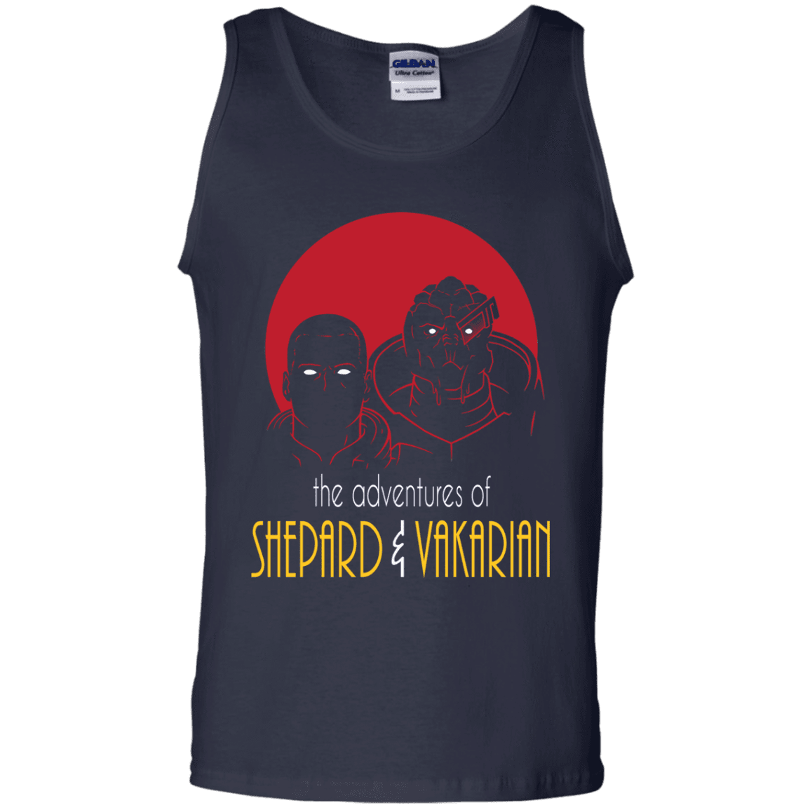 T-Shirts Navy / S Adventures of Broshep & Vakarian Men's Tank Top