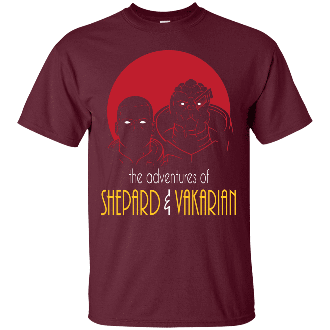 T-Shirts Maroon / S Adventures of Broshep & Vakarian T-Shirt