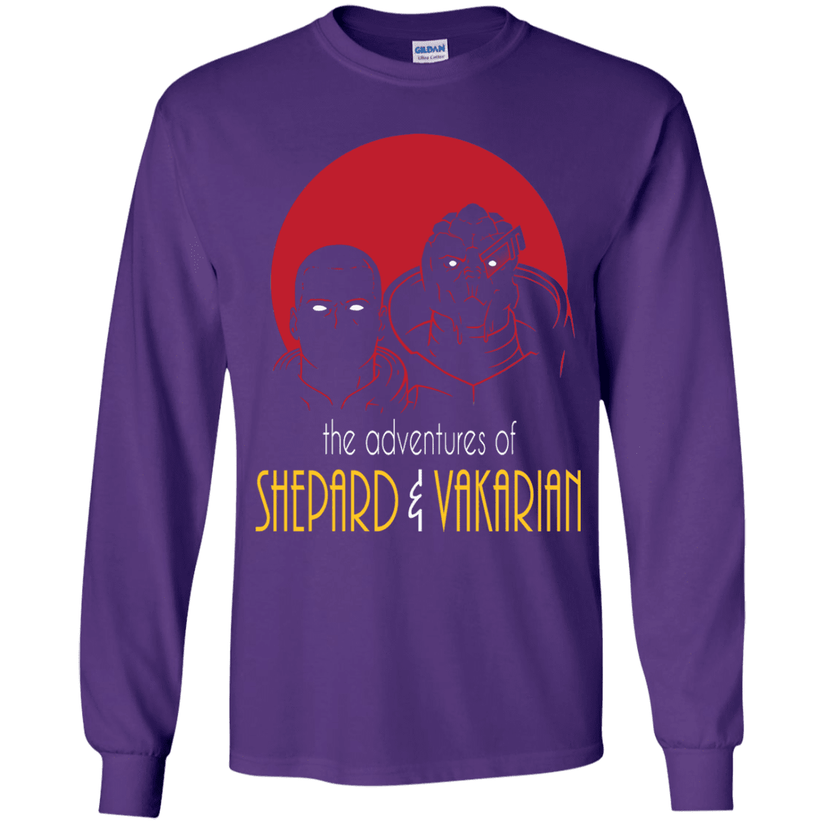 T-Shirts Purple / YS Adventures of Broshep & Vakarian Youth Long Sleeve T-Shirt