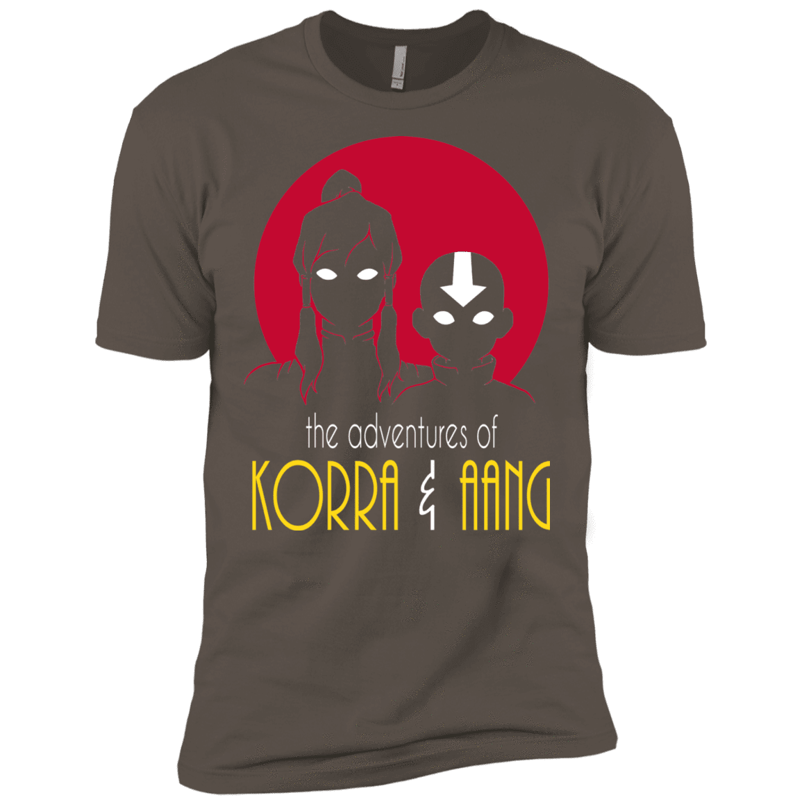 T-Shirts Warm Grey / X-Small Adventures of Korra & Aang Men's Premium T-Shirt
