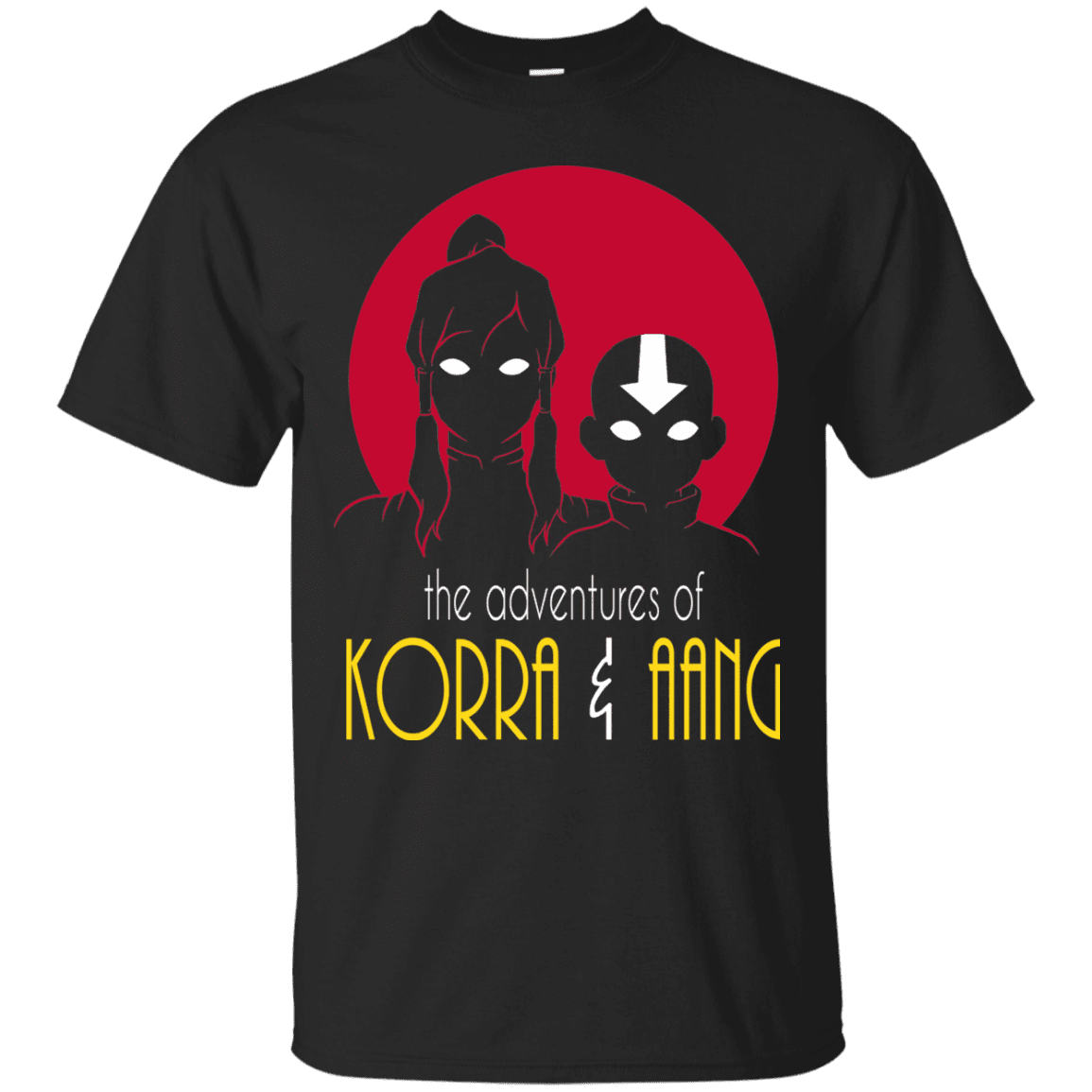 T-Shirts Black / S Adventures of Korra & Aang T-Shirt