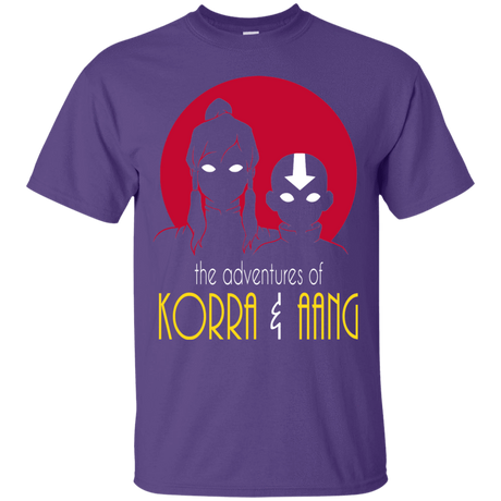 T-Shirts Purple / S Adventures of Korra & Aang T-Shirt