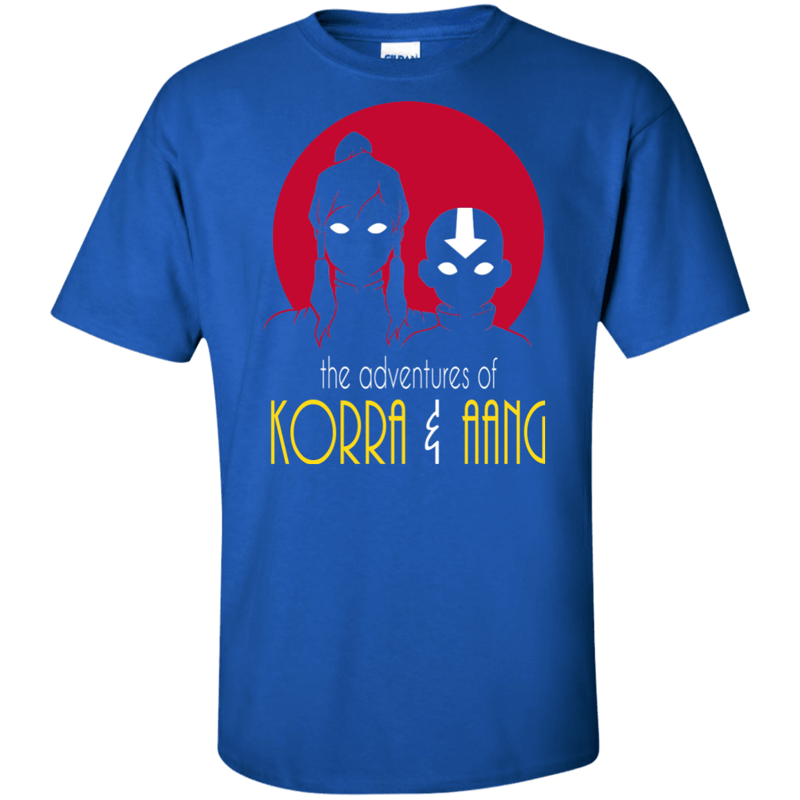 T-Shirts Royal / XLT Adventures of Korra & Aang Tall T-Shirt