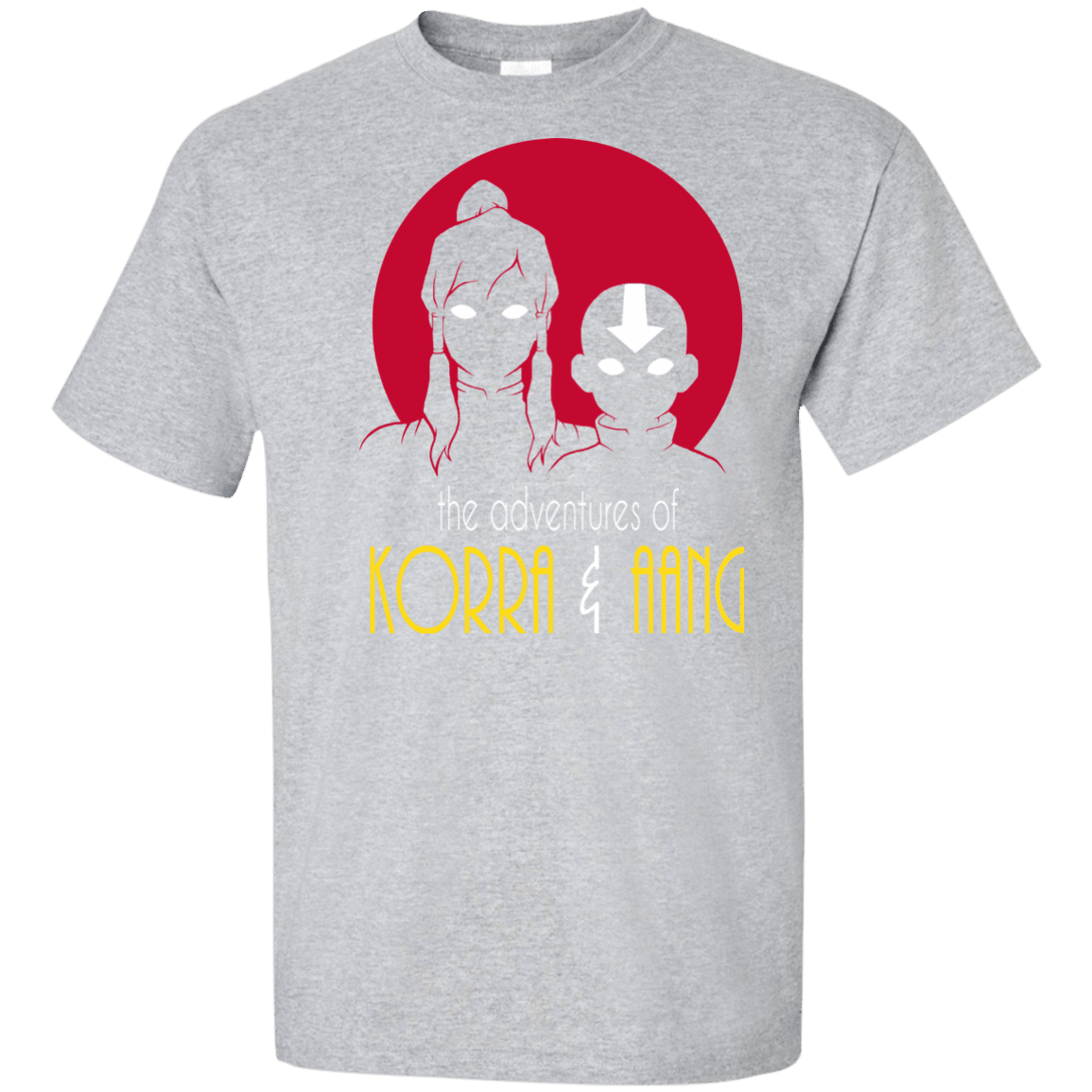 T-Shirts Sport Grey / XLT Adventures of Korra & Aang Tall T-Shirt