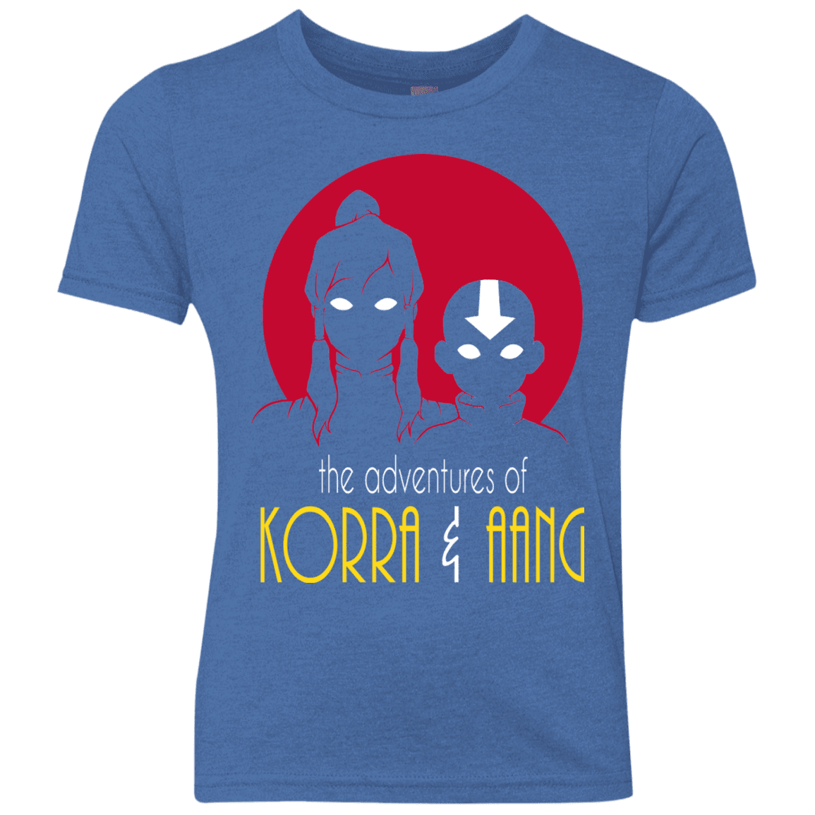 T-Shirts Vintage Royal / YXS Adventures of Korra & Aang Youth Triblend T-Shirt
