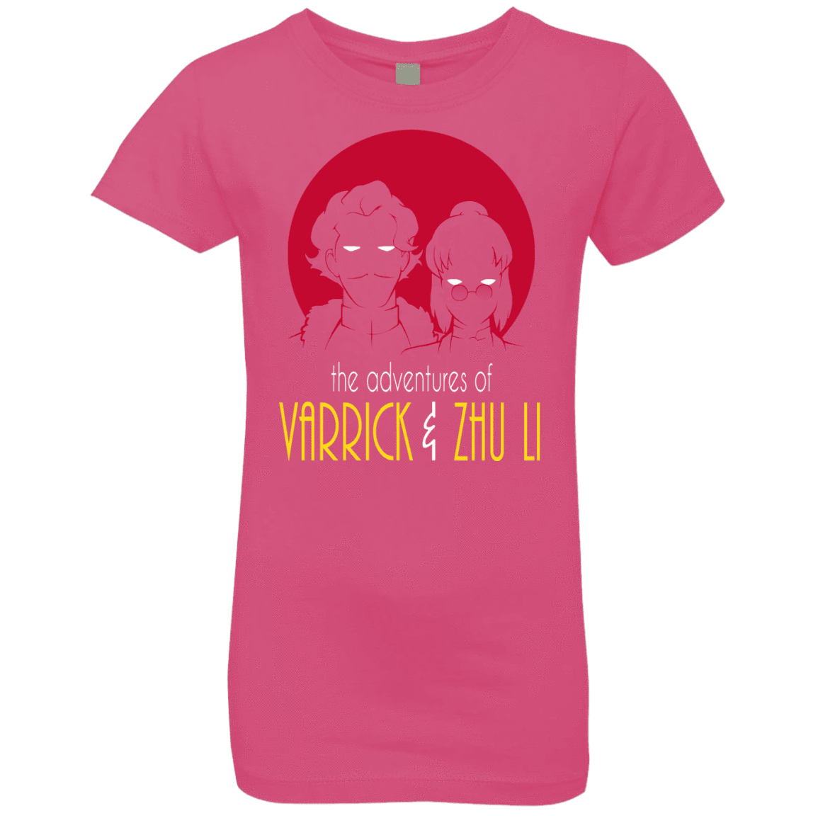T-Shirts Hot Pink / YXS Adventures of Varrick & Zhu Li Girls Premium T-Shirt
