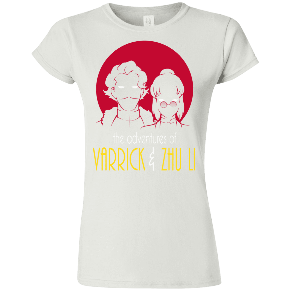 T-Shirts White / S Adventures of Varrick & Zhu Li Junior Slimmer-Fit T-Shirt