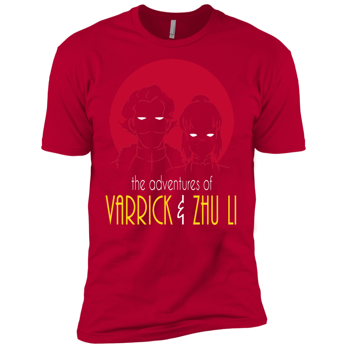 T-Shirts Red / X-Small Adventures of Varrick & Zhu Li Men's Premium T-Shirt