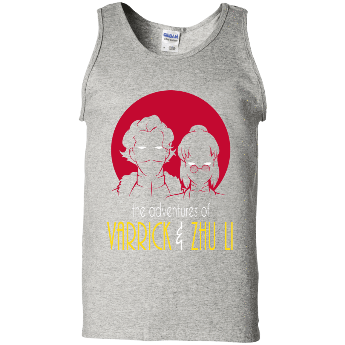 T-Shirts Ash / S Adventures of Varrick & Zhu Li Men's Tank Top