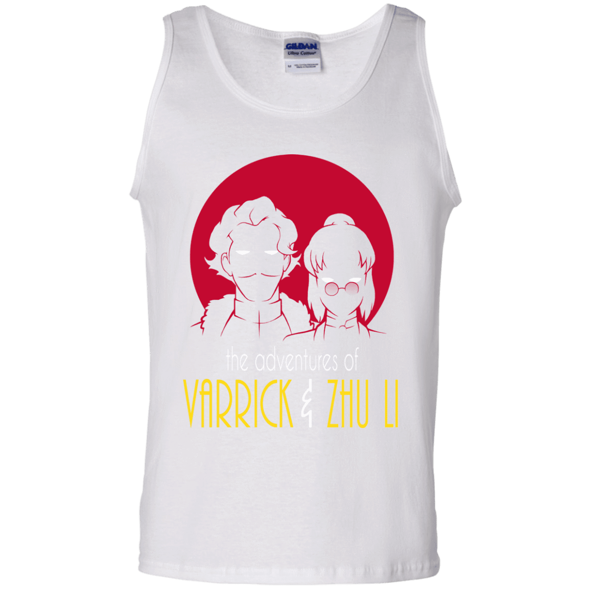 T-Shirts White / S Adventures of Varrick & Zhu Li Men's Tank Top