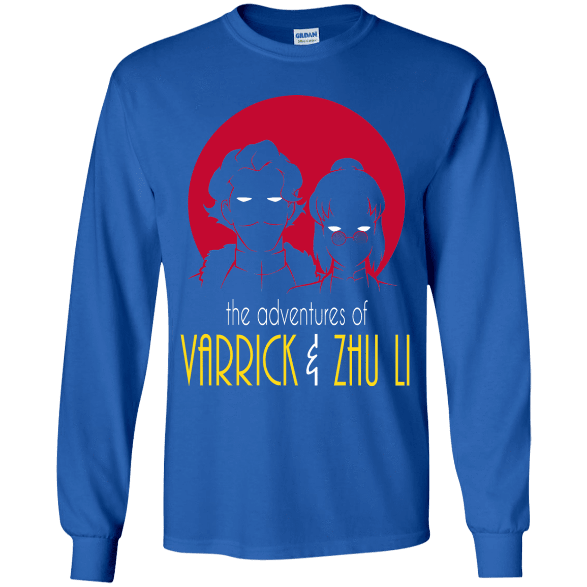T-Shirts Royal / YS Adventures of Varrick & Zhu Li Youth Long Sleeve T-Shirt