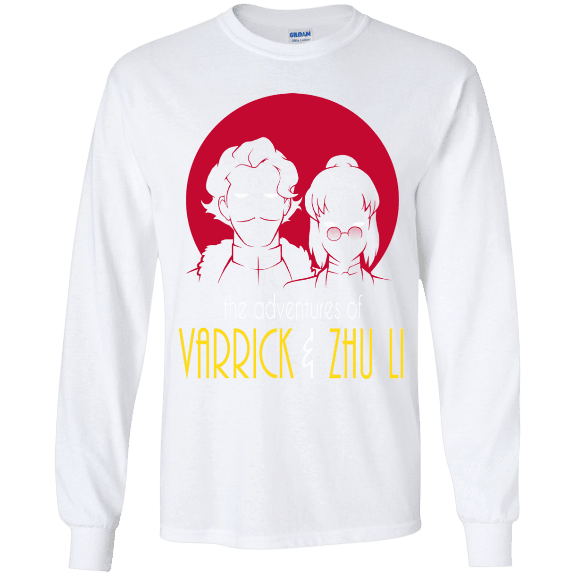 T-Shirts White / YS Adventures of Varrick & Zhu Li Youth Long Sleeve T-Shirt