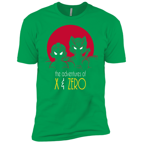 T-Shirts Kelly Green / YXS Adventures of X & Zero Boys Premium T-Shirt