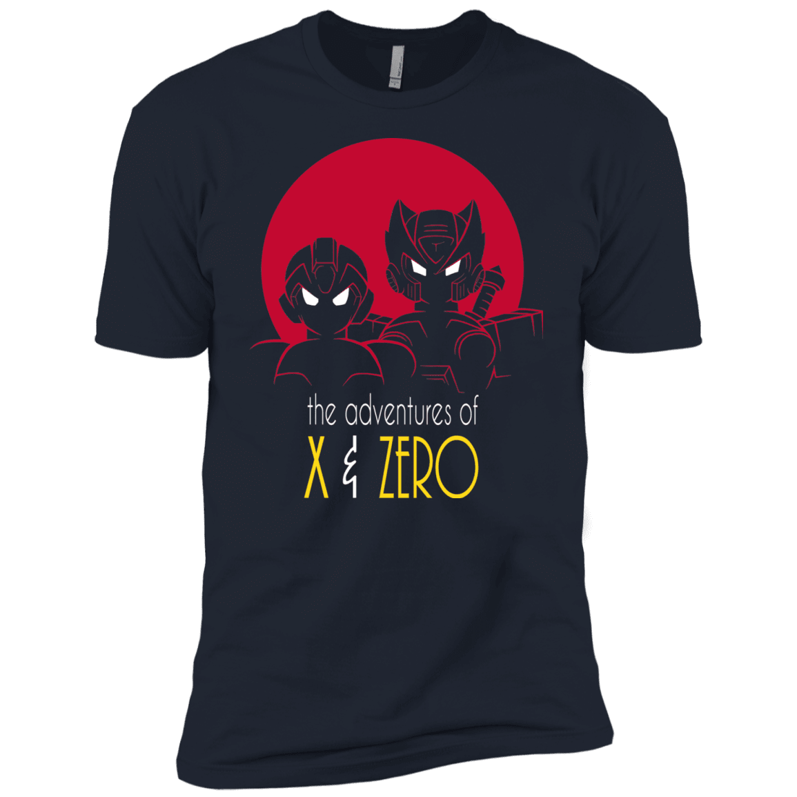 T-Shirts Midnight Navy / YXS Adventures of X & Zero Boys Premium T-Shirt