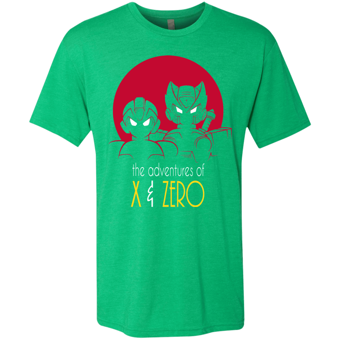 T-Shirts Envy / S Adventures of X & Zero Men's Triblend T-Shirt