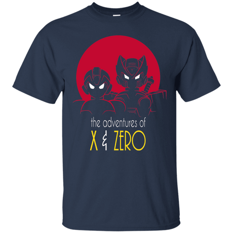 T-Shirts Navy / S Adventures of X & Zero T-Shirt