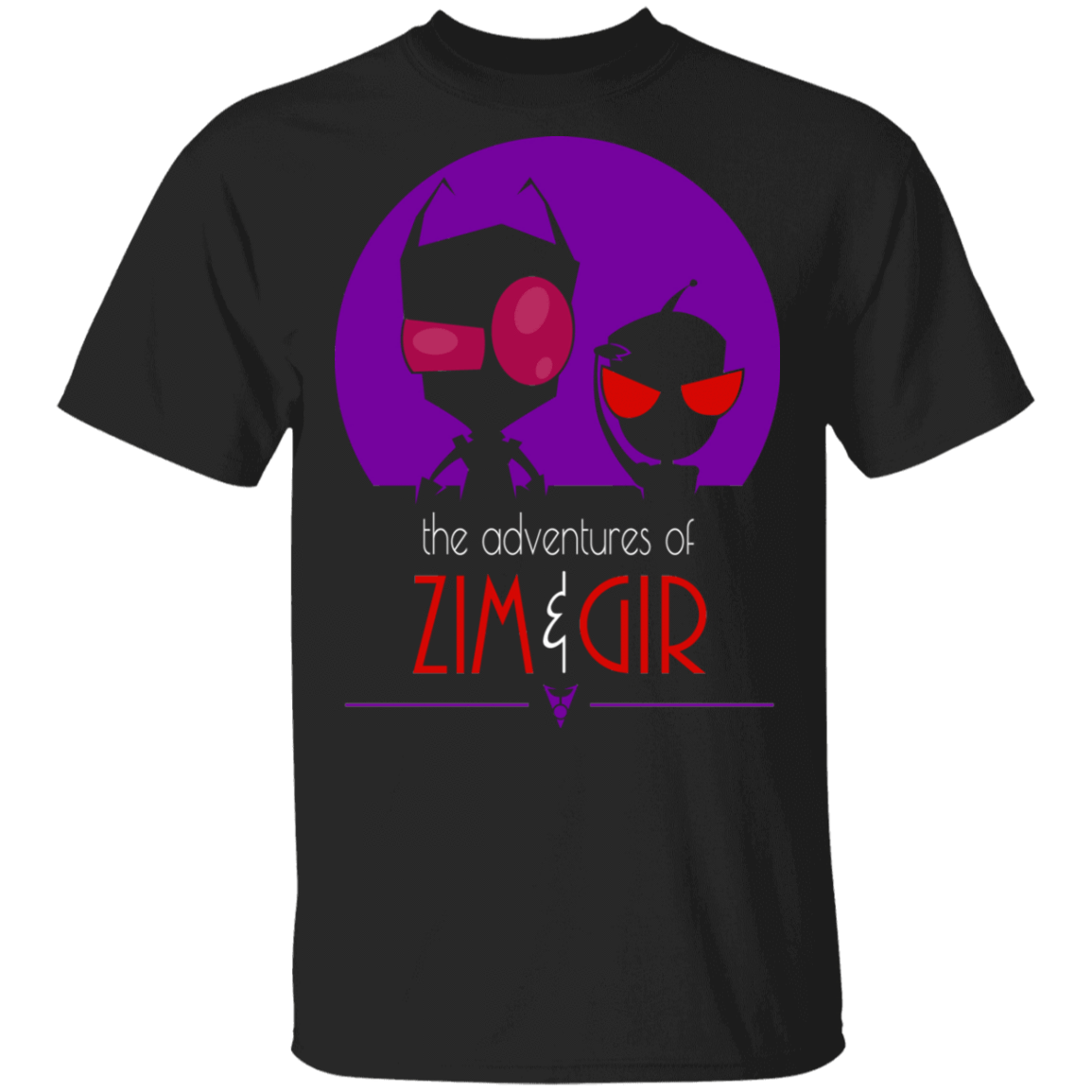 T-Shirts Black / S Adventures of Zim & Gir T-Shirt