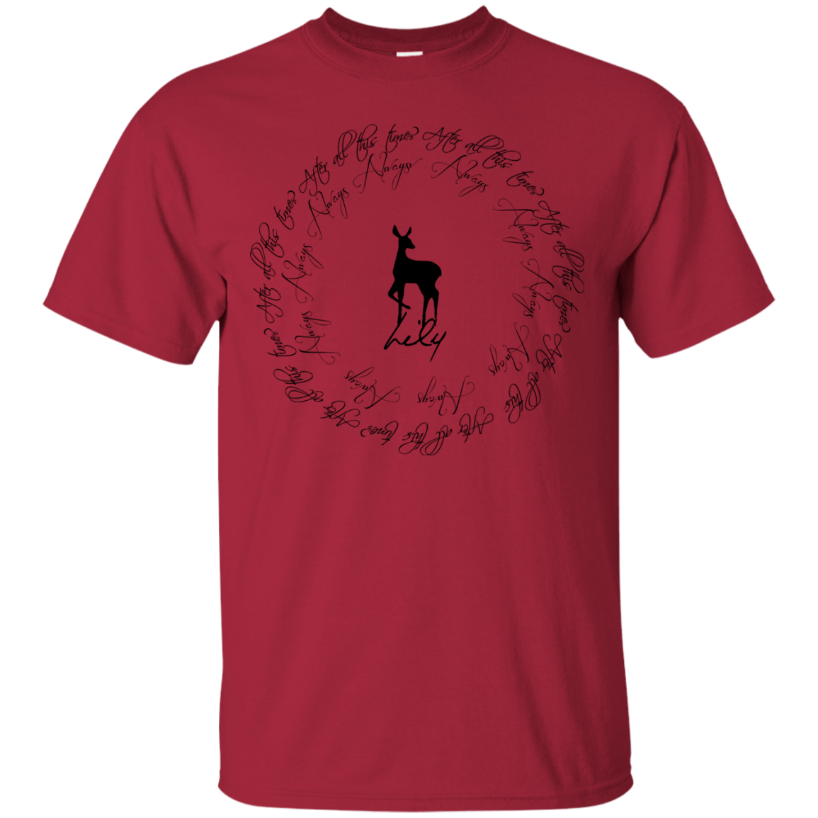 T-Shirts Cardinal / Small After All This Time- Lily T-Shirt