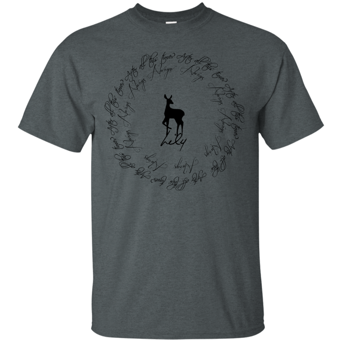 T-Shirts Dark Heather / Small After All This Time- Lily T-Shirt